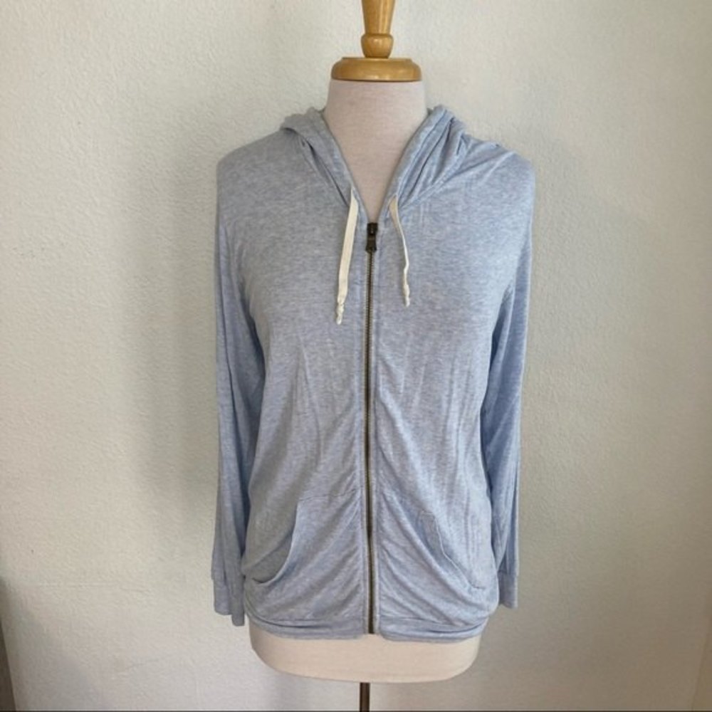 Brandy Melville pockets zip up hoodie sweatshirt loungewear athleisure spring